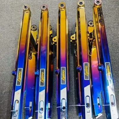 Lativo Y15ZR Swing Arm Titanium 2 Inch Panjang dari Standard100 Ori Lativo