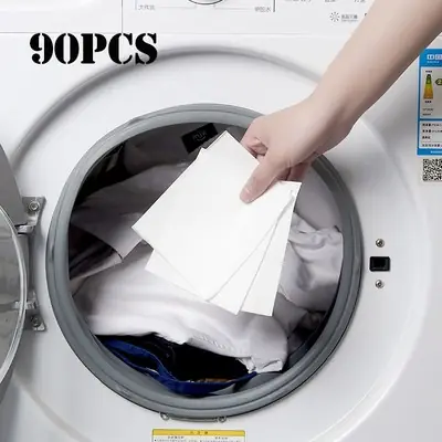Bioaqua 20sheet Fragrance Laundry Liquid Paper Washing Powder Soap Softener Clothes