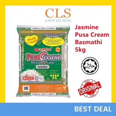Jasmine Pusa Cream Specially Selected Basmathi Rice 5kg