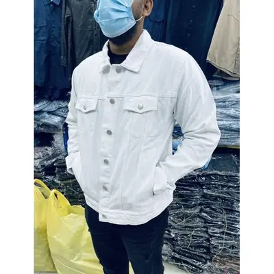 Lelaki Fesyen Retro Jaket Jaket Jaket Jeans Jaket Lelaki