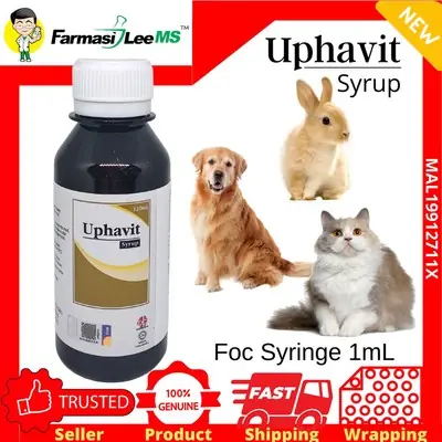 Uphavit Sirap Vitamin Kucing Aktif Cergas