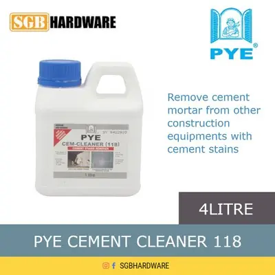 100 Original Pye Cem Cleaner Cement Stain Remover Tile Cleaner Mosaic Cleaner Cement Remover 118