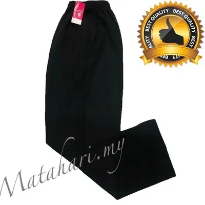 Local Seller Ladies Slack Pants Seluar Slack Perempuan Saiz Besar XL 6XL Kain Tebal Pinggang Getah