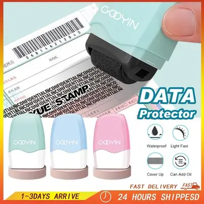 New Arrival Push and Pull Out Privacy Clear Seal Box Man Stamper Seal Case