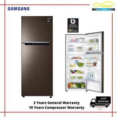 Muar Melaka Only Samsung 450l Rt35k5062dxme 2 Door Fridge with Digital Inverter Compressor