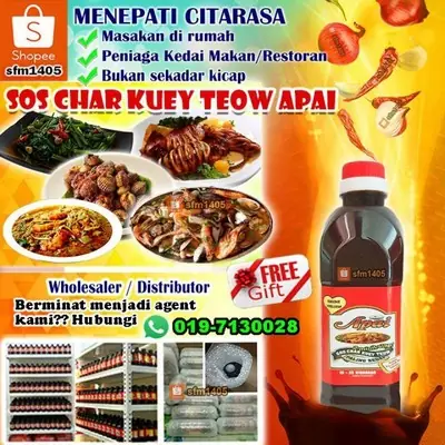 Sos Char Kuey Teow Apai Ohsem