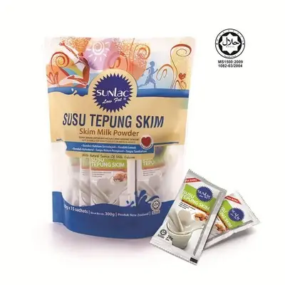 Sunlac Susu Tepung Skim 20GX15 Sachets Eat Clean Diet