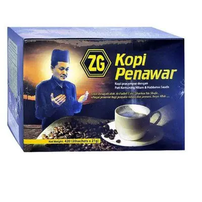 Zg Kopi Penawar Ustaz Sharhan 100 Original 20sachets