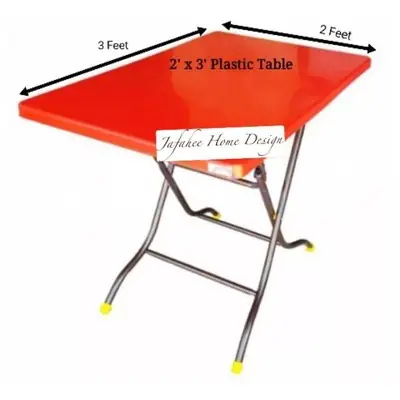 Meja Pasar Malam 2x3 3x3foldable Plastic Dining Table Meja Lipat