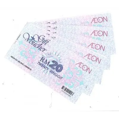 Aeon Gift Voucher RM20 Ship 24H