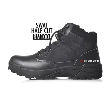 Swat Half Kasut Taktikal Kasut Operasi Free Gift Kotak