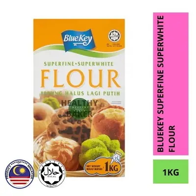 Ready Stock Blue Key Superfine Superwhite Flour Tepung Halus Lagi Putih 1kg