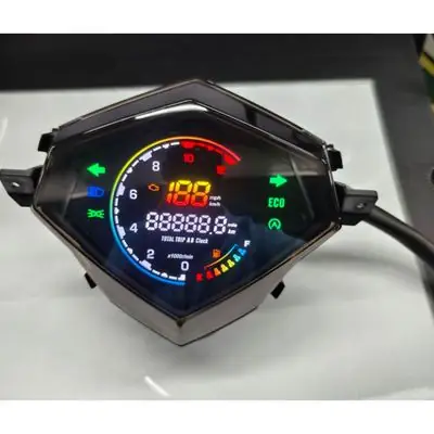 Motorcycle Instrument LED Retro Refitting Meter Assembly New General Mechanical Speedometer