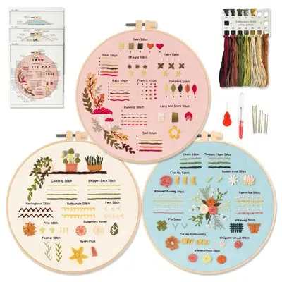 Simple and Easy to Stitch Jahitan Silang Pangkah