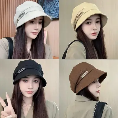Freight Free South Korea Zauo Sun Hat Female Summer Sun Hat Outdoor Riding Anti Ultraviolet Air Top