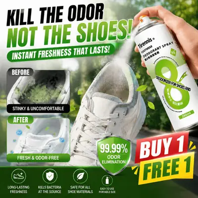 Pewangi Kasut Nano X Deodorant Spray Shoes Sterilization Removal Footwear Anti Odor Artifact