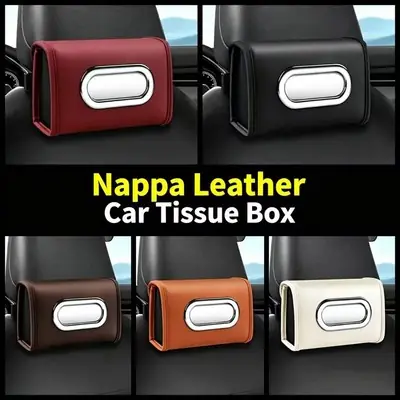 Aksesori Kereta Pemegang Kotak Tisu Kereta Leather Car Tissue Box Holder Proton Perodua Honda
