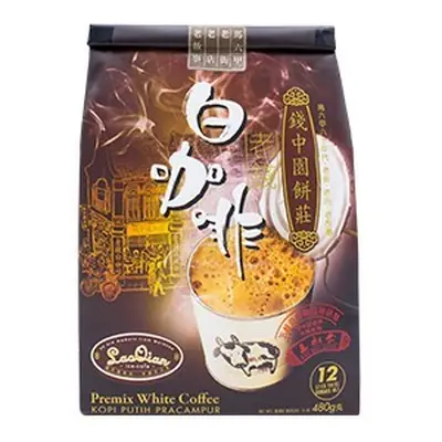 San Shu Gong Lao Qian Instant White Coffee 12SX40G Kopi Putih Pracampur