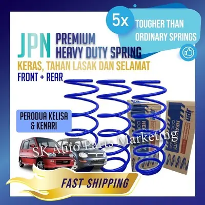 Perodua Kelisa Kenari Original Standard Height Heavy Duty Coil Spring