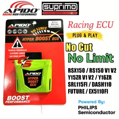 Ready Stock Ecu RS150 RS150R Y15ZR Apido Suprimo Racing Hyper Boots
