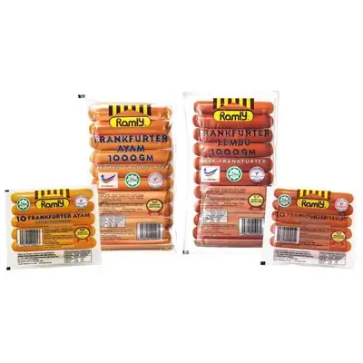 Ramly Beef Frankfurter Sosej 340g