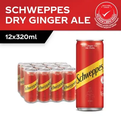 Schweppes Ginger Ale 320ml X 4