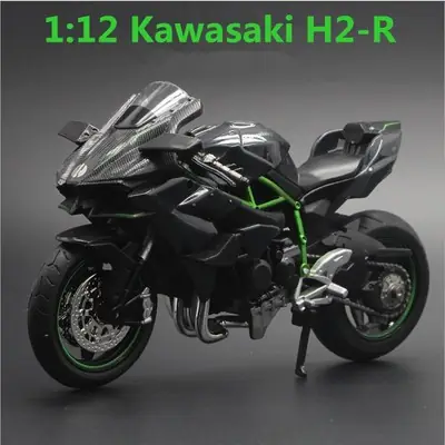 Kawasaki Yamaha Ninja H2rzx10r Diecast Motorcycle Metal Model Toys Collectibles Gift Collectors