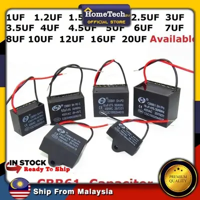 CBB61 Fan Capacitor Kapasitor Capacitors Capasitor Kipas Angin