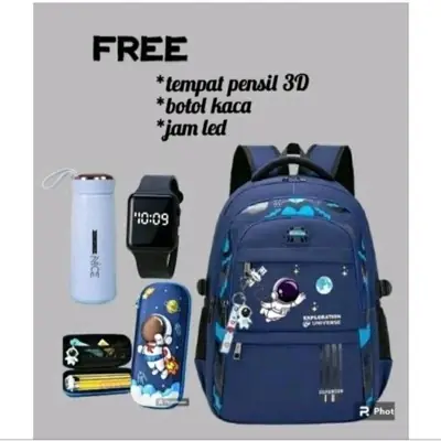 Uek Elementary School Bag Boys Satu Atau Dua Atau Enam Grades Girls Bahu Backpack Light Ultra