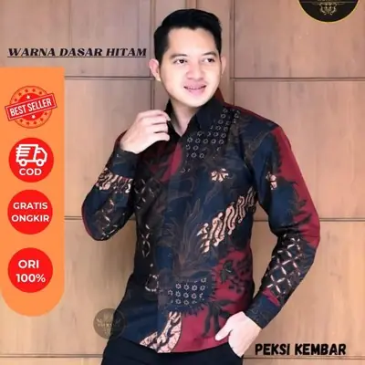 Sawung Galing Batik Shirt Men Long Sleeve Latest Original Batik Men Long Sleeve Modern
