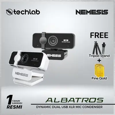 Webcam Nyk Nemesis A95 Albatros QHD Webcam with 2K Resolution