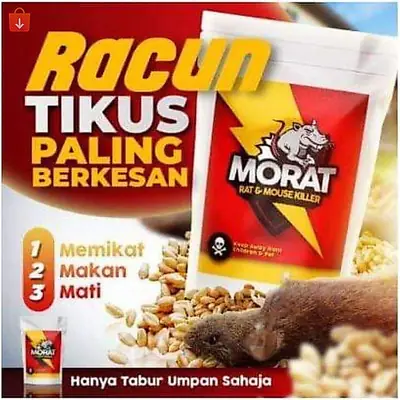 Pest Control Morat Racun Tikus Rat Mouse Poison Bait Umpan Tikus Cencurut