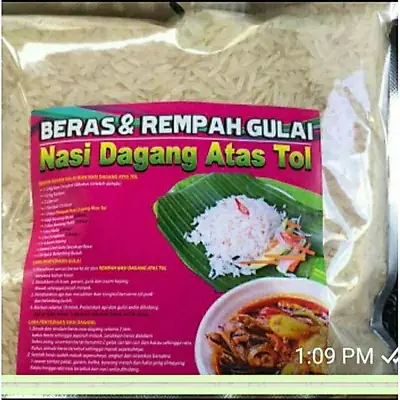 Ready Stocknset Berasrempahhalba 900gram Nasi Dagang Atas Tol Ndat