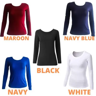 Inner Baju Blouse Putih Bts Hoodie Baju Perempuan Seluar Dalam Pakaian Panas Pemanas Diri Beludru