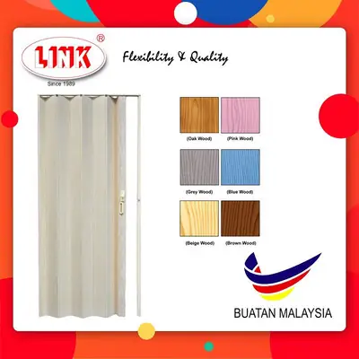 Link Pintu Tandas Lipat PVC Folding Door Rigid