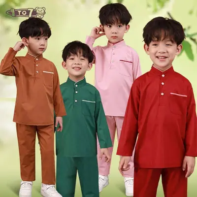 Baju Melayu 15 Warna Baju Melayu Budak Raya 2021 Emerald Green Dusty Green Turquoise