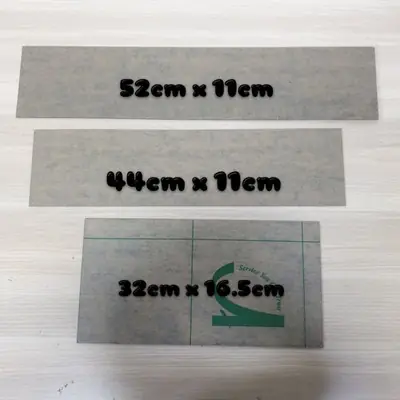 Acrylic Kereta Plat Nombor Papan Belakang Penuh Proton Wira Logo untuk Proton Wira Produk Baru