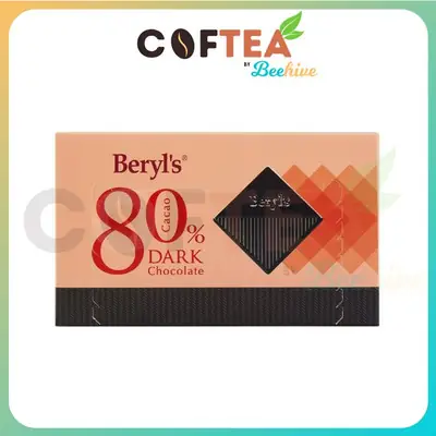 Ready Stock EXP21042022 Beryls Dark Chocolate with Sea Salt 36pcs6g Coklat Hitam Dengan Garam Laut