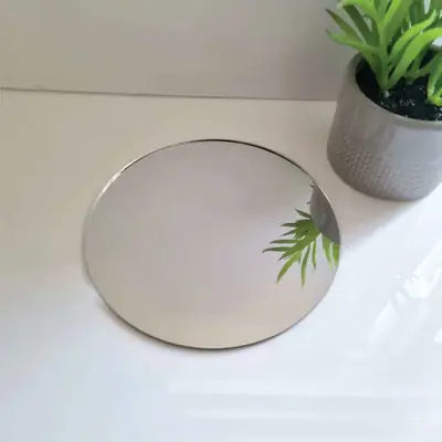 11pcs Round Sticker Mirror Modern Living Art Decoration Cermin Hiasan Dinding Mix Size Large Mini