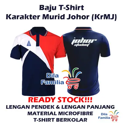Baju Karektor Murid Johor T Shirt Krmj Baju Muafakat Johor johor Xue Xiao Yun Dong Yi