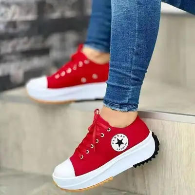 Original Sneaker Canvas Shoe Sneakers Spring Baru Kasut Kanvas Tinggi Tinggi Lelaki dan Korea