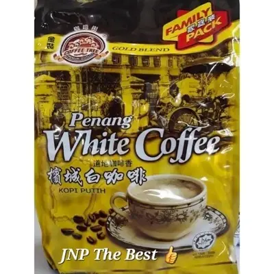 Free Shipping on Site Coffee Tree Penang White 30 Sachets Family Pack Expired Year 2022