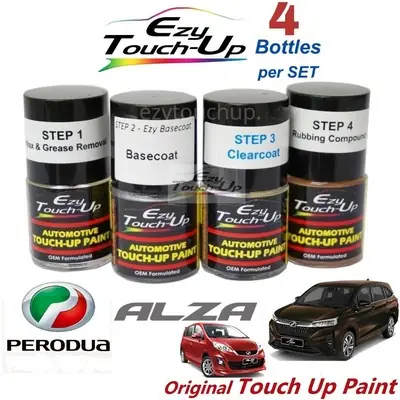 Perodua Axia Original Touch Up Paint Ezy Combo Set Scratch Removal Calar Kereta
