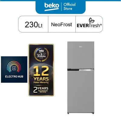 Beko 230l Fridge Rdnt231i50vzs with Prosmart Inverter Compressor Peri Sejuk Klselangor