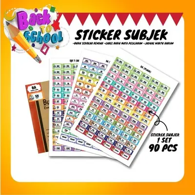 Stiker Subjek Sekolah Rendah