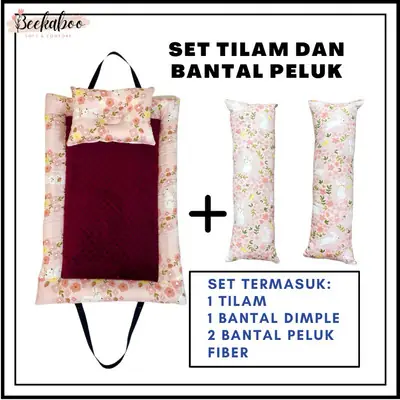 Set Bakul Baby dan Tilam Baby dari Kain Satin