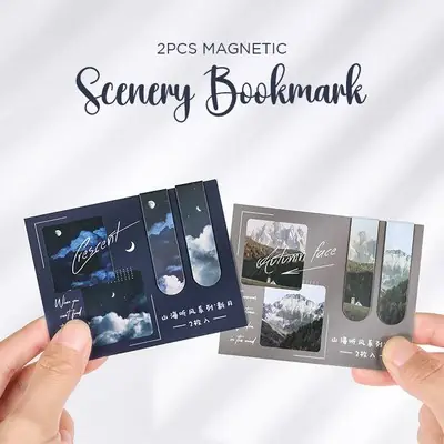 Spot Penanda Magnet Watak Besar Penanda Buku Penanda Buku Pelajar Kecil Yang Kreatif Mimpi