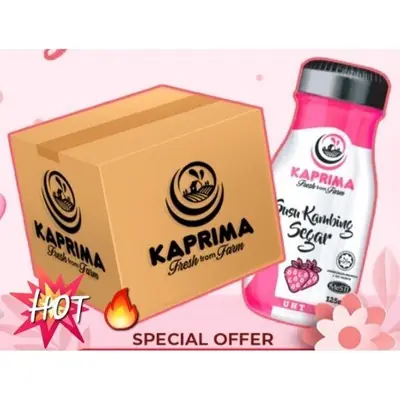 Susu Kambing Fresh Uht Kaprima 1 Box 40 Botol