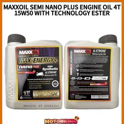 Maxxoil Usa Nano Plus Pro Max Fully Synthetic Motor Oil 5W40 4 Liters