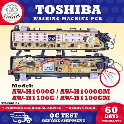 Toshiba 10kg Washing Machine Aw H1100GM Sm Mesin Basuh Delivery by Courier the Lorry Non Klang